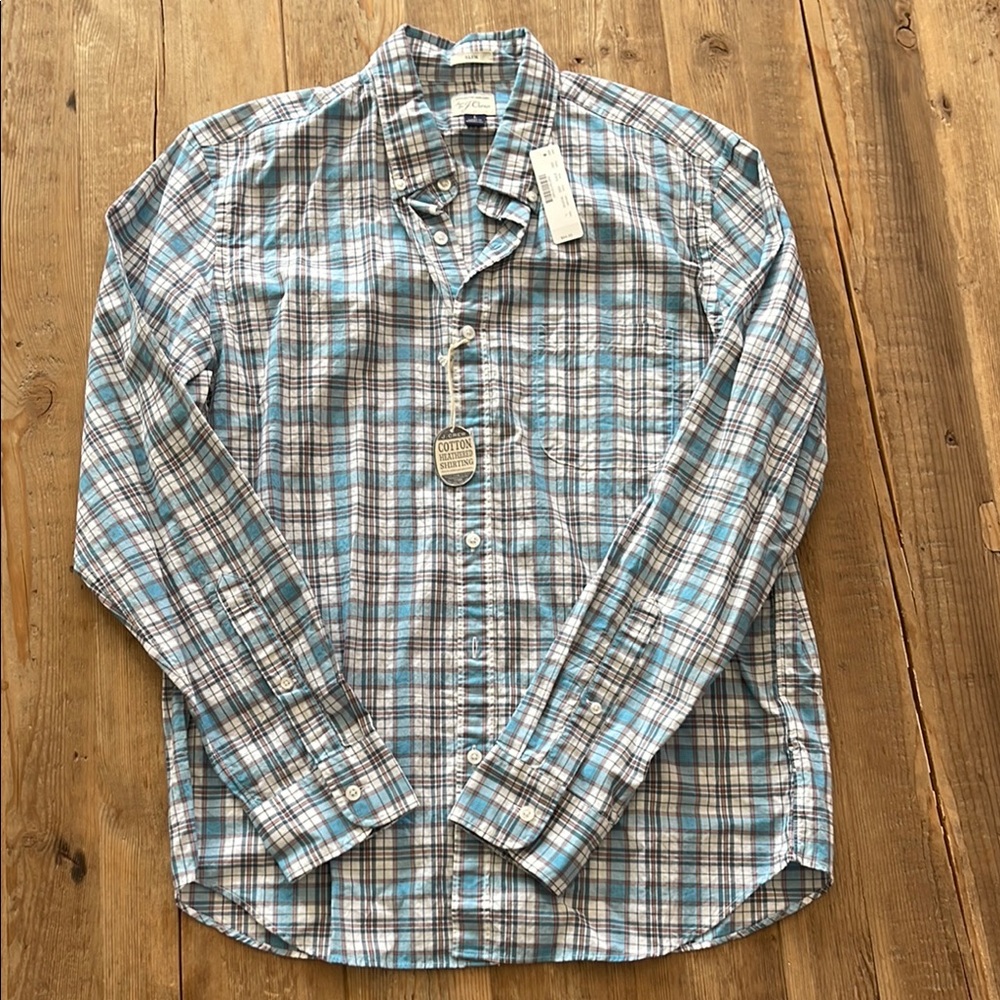 NEW J Crew Slim Long Sleeve Shirt